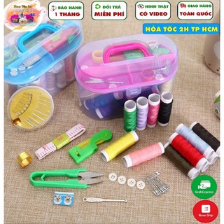 Bộ Kim Chỉ 55 Món Đa Năng Và Cực Kì Tiện Dụng - Kèm Hộp Đựng