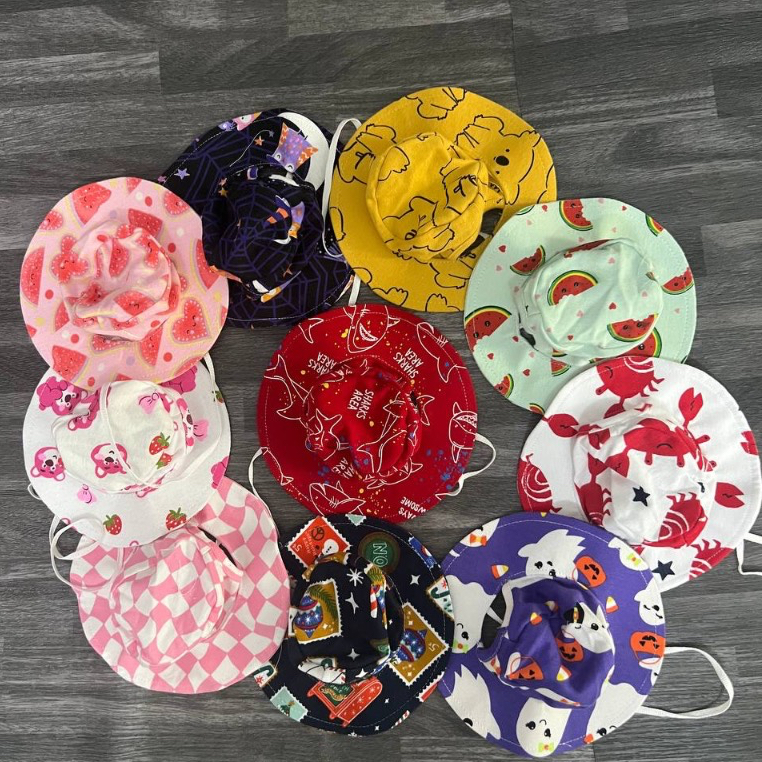 [HOẢ TỐC]Mũ nón dành cho Chó Mèo Cao cấp dưới 15kg