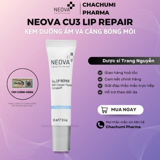  Kem dưỡng ẩm và căng bóng môi NEOVA CU3 LIP REPAIR  14g  