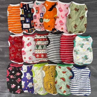 [S-5XL]Áo thun mềm mại cho thú cưng, áo thun Chó, áo thun Mèo co giãn vải thun dưới 25kg