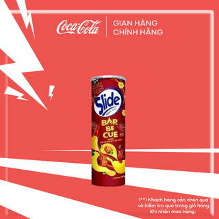 Bánh snack khoai tây slide vị thịt nướng 150g/lon