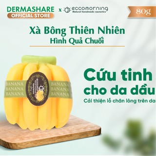 Xà Bông Thiên Nhiên Handmade eccomorning Hình Quả Chuối - Banana Soap