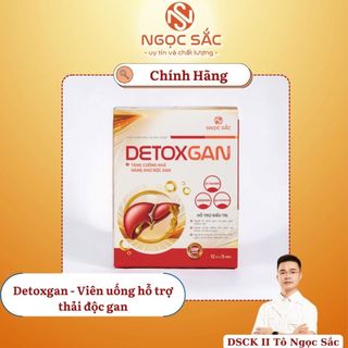 Detoxgan Ngọc Sắc - Viên uống hỗ trợ thải độc gan đào thải độc tốc và thanh lọc cơ thể