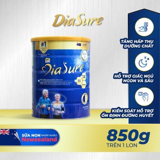 Sữa Non Tiểu Đường DIASURE (850G) - Chuyên Biệt Dành Cho Người Tiểu Đường