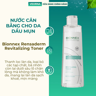 Nước Cân Bằng Cho Da Dầu Mụn Bionnex Rensaderm Revitalizing Toner - 200ml