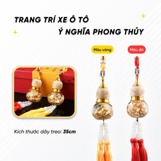 Hồ lô treo trang trí xe ô tô - hồ lô phong thủy treo xe hơi