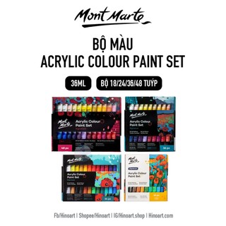 Bộ màu Acrylic Mont Marte Signature Acrylic Paint - 18 / 24 / 36 / 48 màu - 36ml