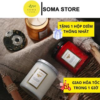 Nến thơm phòng candle cup hương thơm thư giãn khử mùi không khói lưu hương phòng ngủ luxurious nen01