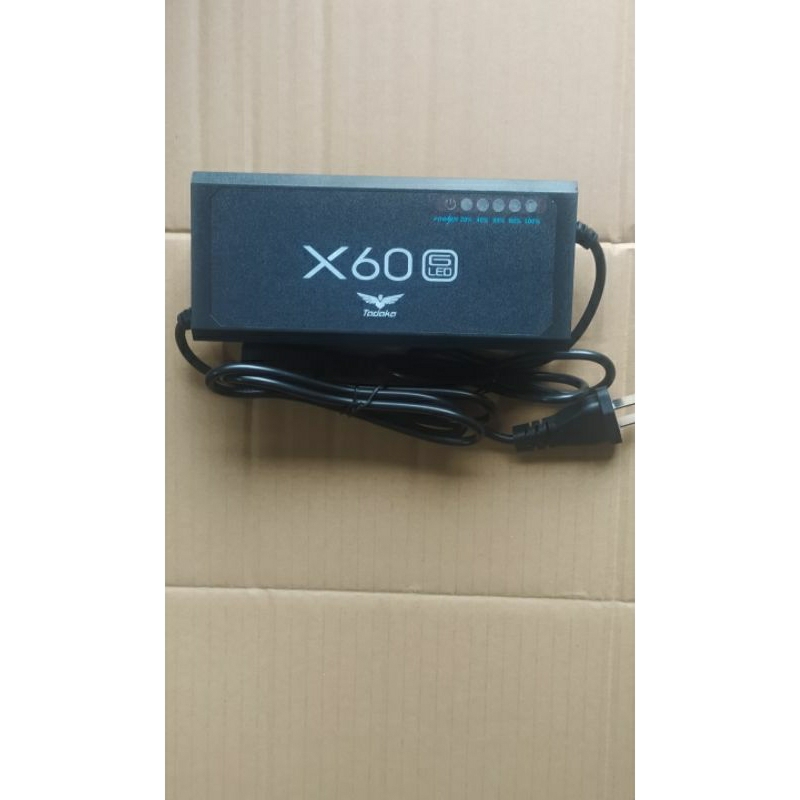 Sạc xe điện 60V-20AH tự ngắt khi đầy bình có báo % pin ( Dùng cho xe điện 5 bình : Xmen, Vespa, Diba