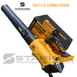 Máy thổi lá pin STARKER chân pin Makita phổ thông có thể điều chỉnh cấp độ bằng nút điện tử
