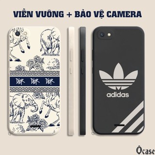 Ốp lưng Xiaomi Redmi 6A in hình gấu cạnh viền vuông có bảo vệ camera