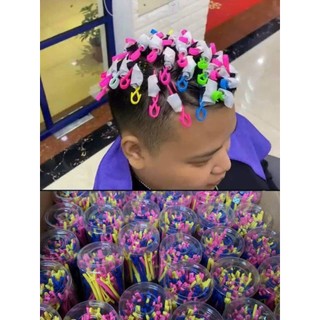 Kẹp định hình tóc xoăn - kẹp nhựa định hình Uốn số 2 uốn nóng setting