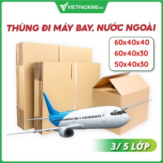 Thùng carton đi máy bay, đi mỹ, đóng hàng đi nước ngoài tiêu chuẩn 23kg Vietpacking