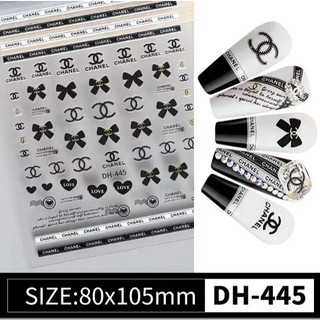 10 Cái Sticker Thương Hiệu Dán Móng Siêu Sang( Ngẫu nhiên)