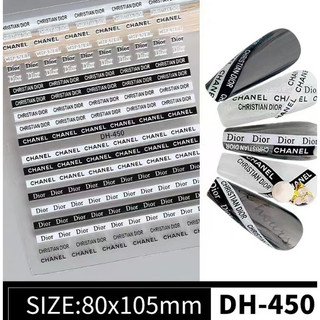 10 Cái Sticker Thương Hiệu Dán Móng Siêu Sang( Ngẫu nhiên)