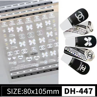 10 Cái Sticker Thương Hiệu Dán Móng Siêu Sang( Ngẫu nhiên)