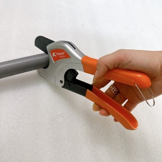 KÌM (KÉO) KAPUSI CẮT ỐNG NHỰA PVC PHI 42MM TAY XÁM CAM