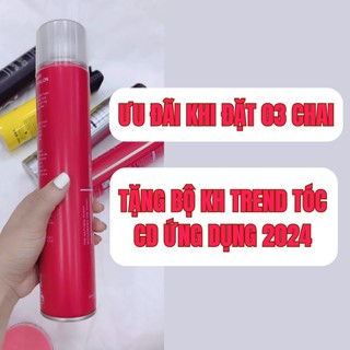 Keo hồng baby siêu giữ nếp chuyên tạo mẫu tóc( Từ 3 chai tặng kèm KH 12 bài Trend Tóc cô dâu ứng dụng 2024)