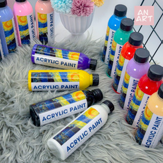 Màu Acrylic 3D 330ml Tô Tượng , Vẽ Canvas , Vẽ Vải , Custom , v.v. ... Bảng Màu 1^