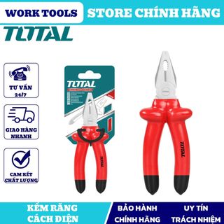 Đồ nghề total kềm răng cách điện 7inch thtip171 / 8inch thtip181