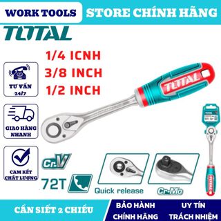 ĐỒ NGHỀ TOTAL Cần siết  2 chiều 1/4” . 3/8” . 1/2” . THT106146 - THT106386 - THT106126