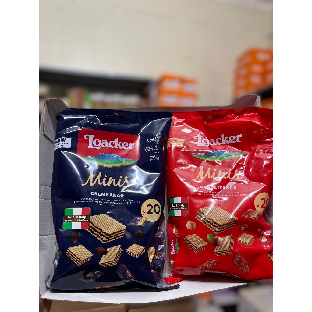 [ Date 09/26 ] Bánh Xốp Loacker Minis Ý 200g (Nhiều loại)