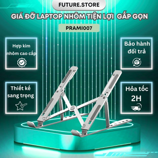 Giá đỡ laptop Prami nhôm tiện lợi có thể gấp gọn PRAMI007