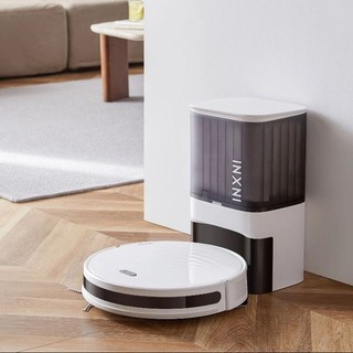Robot hút bụi lau nhà Mi-lux inxni X1, phiên bản 2024 - Robot tự động đổ rác bảo hành 12 tháng