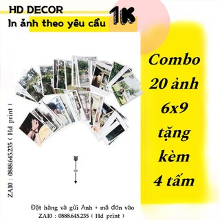 [ FreeShip ] Combo 20 ảnh 6x9 in ảnh theo yêu cầu, IN 5 TẤM TẶNG 1 TẤM