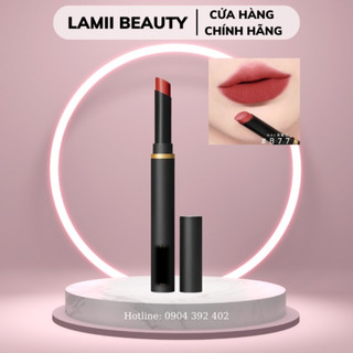 Son M@C Power Kiss Velvet Blur Slim màu 877 Devoted to Chili / Son EGLIPS MUSE IN VELVET LIPSTICK