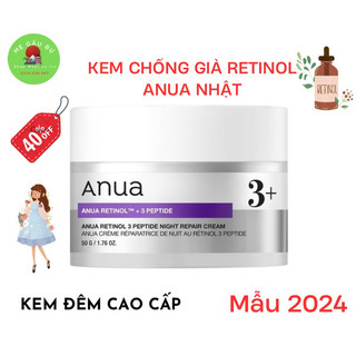 [Sẵn, MẪU MỚI 2024, HÀNG NHẬT] KEM Retinol Anua cao cấp