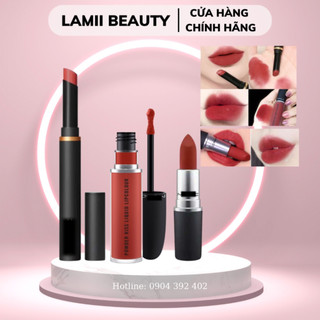 Son thỏi/ kem M@C Powder Kiss Liquid màu 316/ 991/ 877 Devoted To Chili/ Son thỏi lì PERIPERA INK AIRY VELVET STICK