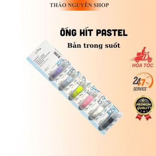 Mẫu trong suốt - ống hít thông mũi pastel pocket inhaler - giao ngẫu nhiên