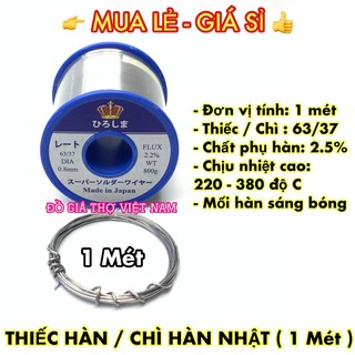 1 Mét Chiết Cuộn Thiếc Hàn / Chì Hàn Nhật mối hàn sáng bóng bao đẹp