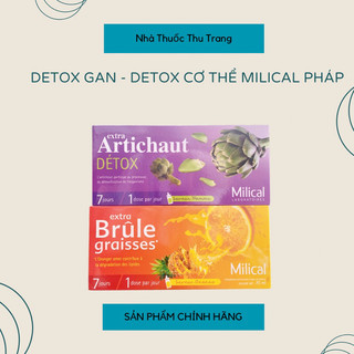 Đủ bill detox gan, detox đốt mỡ thừa milical pháp