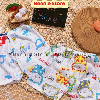 Set 5 quần đùi cotton giấy cho bé (4-10 kg), Quần ngắn cho bé trai, bé gái