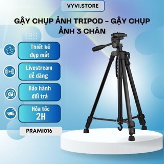 Gậy chụp ảnh xoay 360 độ PRAMI - chân ổn định và chắc chắn, chụp ảnh quay phim dễ dàng - PRAMI016