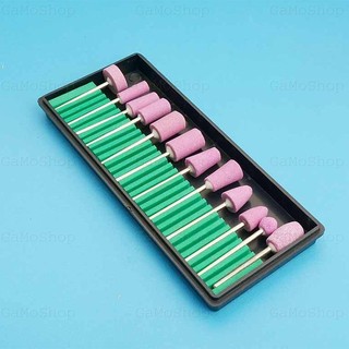Bộ 12 đầu đá mài cho máy mài mini, máy khoan.