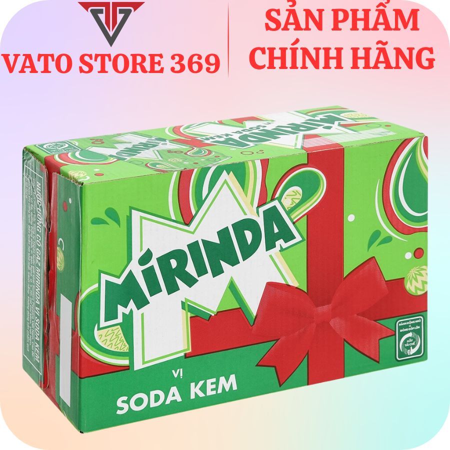 Nước ngọt có ga MIRINDA soda kem lon 320ml