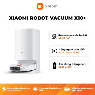 Robot hút bụi lau nhà Xiaomi Robot Vacuum X10 Plus