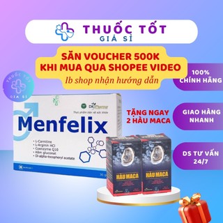 Menfelix hộp 30 gói, tăng cường sinh lý, hỗ trợ sinh sản nam giới