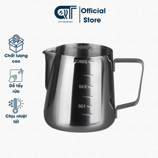 Ca đánh sữa inox, ca đong inox 304, chia vạch 350ml - 550ml - 900ml - qt kitchenware