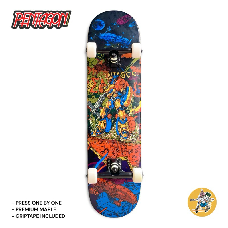 Ván Trượt Skateboard PENTAGON SKATEBOTS WAGON CUSTOM COMPLETE