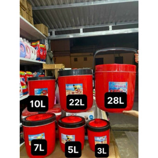 Thùng Đá Tròn Giữ Nhiệt Việt Nhật - Size 3l, 5l (MS:3903) (MS:3905) Phích Đựng đá,giữ nhiệt lâu,Mang đi tiện lợi
