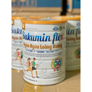 900gram Sữa Chống Loãng Xương Sukumin Flex Canxi nano Collagen tuýp 2