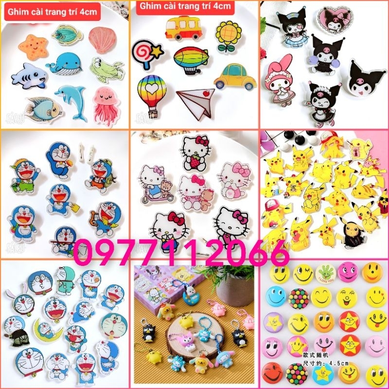 Huy Hiệu Trang Trí_Ghim Cài Áo Balo Túi Ví Size To 4Cm Chà Bá Đẹp, Độc, Lạ