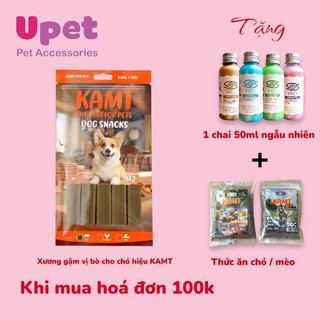 Xương Gặm Cho Chó - Thương Hiệu KAMT - Bổ sung Canxi và làm sạch răng & bảo nướu cho chó - Ngăn ngừa thú cưng cắn đồ đạc