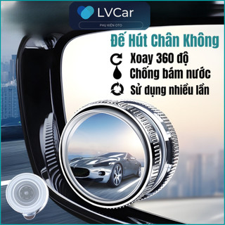 Bộ 2 gương siêu cấp chân hít kính ô tô xoay 360 độ đảm bảo an toàn giao thông khi di chuyển