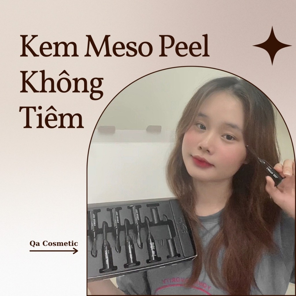 Meso Peel Cavito - Chiết xuất caviar trứng cá tầm đen thượng hạng trẻ hóa da toàn diện