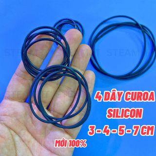Túi 12 dây curoa nôi điện mini đường kính 70mm 40mm 50mm chất silicon - LK0190
